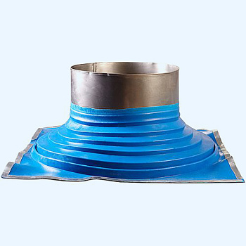 КОМБИ № 11 (585-1050) черная с хомутом Манжета кровельная из термостойкой EPDMп резины)